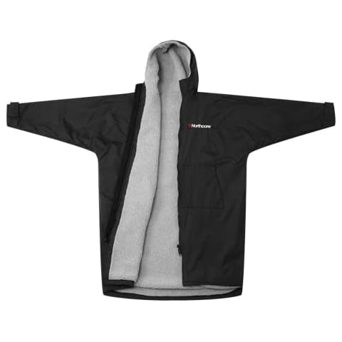 Northcore Beach Basha Sport Changing Robe - Black Cover