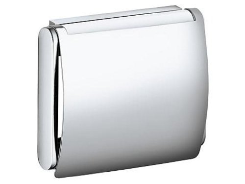 Preisvergleich Produktbild Keuco 14960170000 Toilettenpapierhalter Plan mit Deckel, silber-eloxiert
