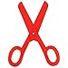 MAGICLULU Giant Clown Scissors Prop for Carnival Costume Accessories and Stage Performance, Red Fake Scissors for Cosplay and Pretend Play, 14.96 Inch Large Shears for Adults