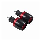 Embouts De Poignées De Guidon Motos Pour Suzuki SV650 SV 650 SV650S SV 650S S 1999 2021 2022 2023 2024 2025(ROUGE)