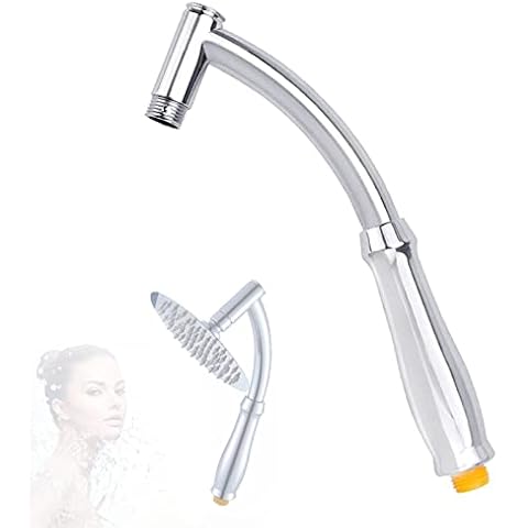 Rainfall Shower Extension Arm Shower Head Extension Arm Handheld Shower Extender Shower Head Arm Long Shower Head Arm Shower Extension Arms Bathroom Accessories Adjustable Arch Design for Bathroom Cover