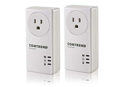 Comtrend G.hn Powerline Ethernet Adapter with Pass-Through Outlet - High-Speed