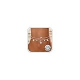 Nelytiya Tobillera Plata de Ley 925 Mujer Impermeable Estrella de mar Tobilleras Pulseras Mujer Ajustable en Capas Pulsera Tobillera Verano Joyería para la Playa