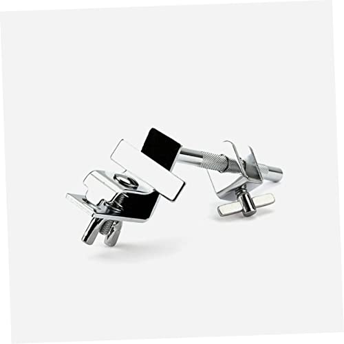 Clamp soporte para cowbell con extensión metálica resistente para fácil instalación, clip fijo para cowbell, accesorio para batería para músicos miniatura 3