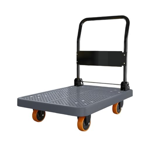 Carro plegable de plataforma y carretilla de mano portátil para mudanzas