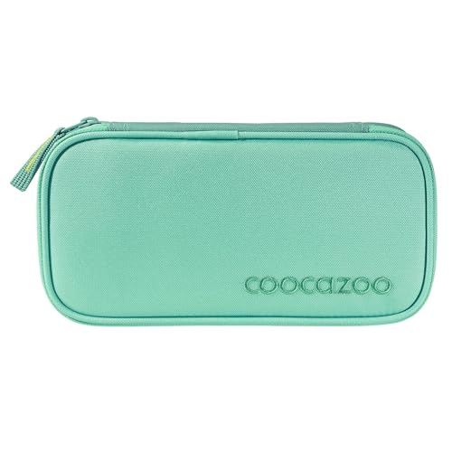 coocazoo Piórnik, kieszonka cyrkularna, kieszonka na ekierkę geodezyjną, przegródka na plan lekcji, wyjmowany uchwyt na długopisy, dodatkowa kieszeń na zamek błyskawiczny, od 3. klasy, All Mint
