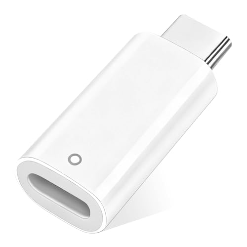 Ladeadapter für Apple Pencil 1 Generation USB C Adapter mit USB C für Kabelloses Aufladen mit Bluetooth Kopplung Kompatibel mit iPad 10 Geräten Kompakt für Einfache Portabilität Weiß