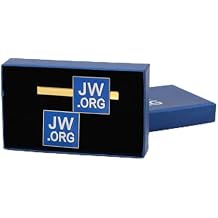 JW.org Square Necktie Clip and Lapel Pin Set Elegant Ministry Accessories, Ideal Gift for Meetings and Conventions