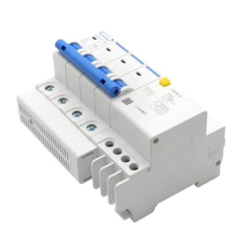 NGDOLAOV DZ47LE-63 Household Miniature Circuit Breaker 4P air Switch with Leakage Protector Three-Phase Main Switch(63A)