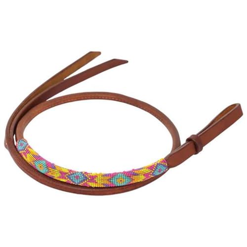 Reinsman Circle Y Circle Y Tack Accessories, OU-Rainbow Aztec BEADED-54 (1065-54-SX)