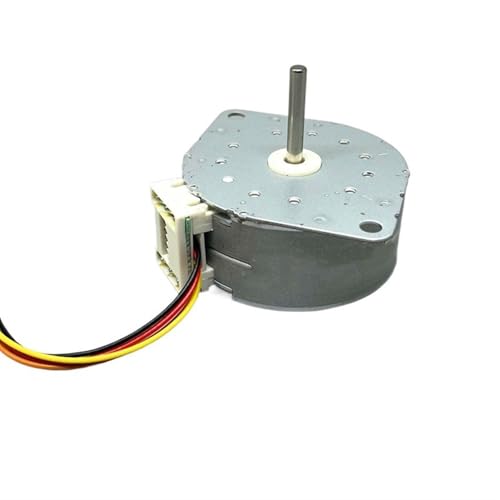 FITIOS Motor, Motor Paso a Paso de imán Permanente Redondo de 7,5 Grados y 42 mm, 24 V CC, Cuatro Fases, Cinco Cables, for Impresora 3D, Reductor de Cable de 100 mm mecánico