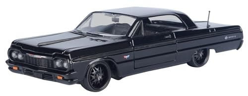 Motor Max 1:24 Chevrolet Impala 1964 Hardtop Negro miniatura 1