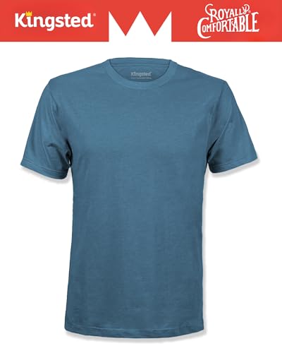Image of Kingsted T-Shirts for Men Pack - Royally Comfortable - Super Soft Premium Fabric - Well-Crafted Classic Tee