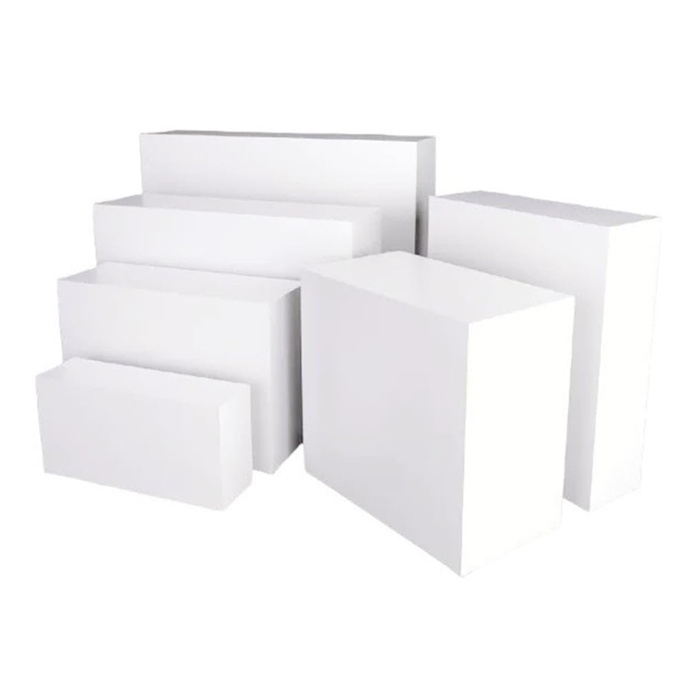 1 Stück PTFE-Platte, weißer Block, Polytef-Platte, hohe Druckfestigkeit, quadratische Dekorationsplatte, Breite 100–150 mm(100 * 100 * 5MM)