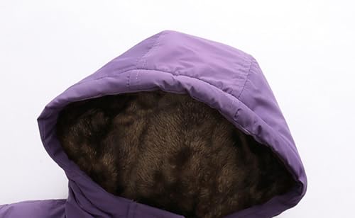 DINGDONG'S CLOSET Youth Kid Tollder Boy Girl Winter Coats Hooded Puffer Jacket Parka Fleece Snow Outwear4