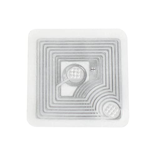 Image of RRHFT10 13.56 MHz ISO15693 ISO18000-3 ICODE SLIX HF RFID Wet Inlay Label Tag - 18 X 18 mm, Pack of 10