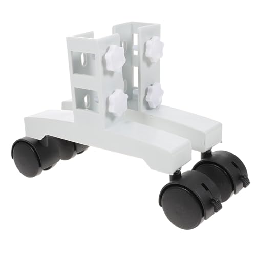 Gatuida 2 piezas Soporte para Calentador Infrarrojo con Ruedas Giratorias Base Robusta y Resistente para Pies de Calefactor Eléctrico Compatible con Hogares y Oficinas Fácil Instalación y