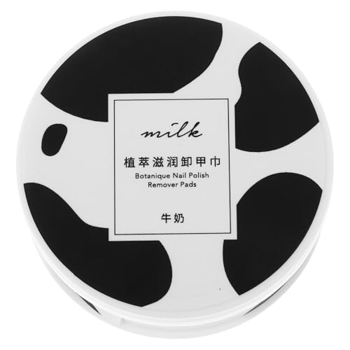 FOMIYES Moisturizing Nail Polish Remover Pads 48 Pack Gentle Reusable Nail Care Travel-friendly