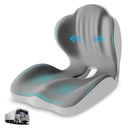 Seat Cushion with Lumbar Support Pillow
