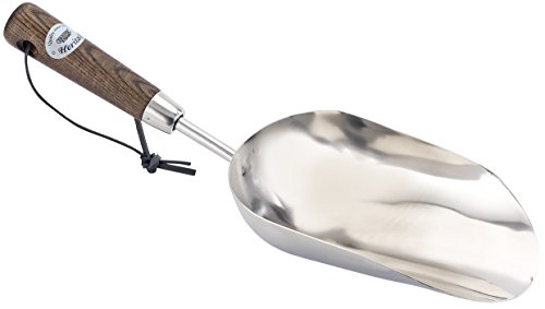 Draper Expert Stainless Steel Heritage Potting Scoop with FSC Certified Ash Handle
