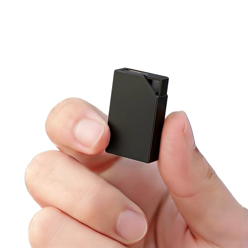 Gonikli 64GB Voice Recorder | Small Voice Activated Recorder | Rechargeable USB | Stereo HD Audio Recording Device for Lectures Meetings Interviews(3 * 2 * 0.6)