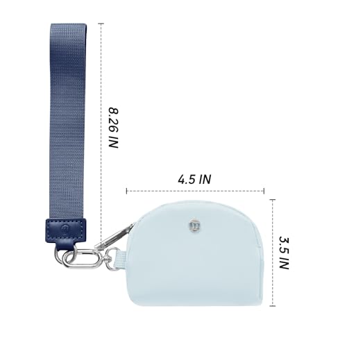 Image of Mum's Memory Mini Zip Around Wristlet Wallets for Women -KeyChain Wallet with Detachable Dual Pouch Wristlet -Key Chain Coin Purse Small Wallets