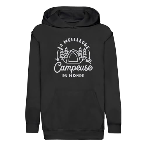 Sweat à capuche enfant pour camping et soirées fraîches en forêt de montagne