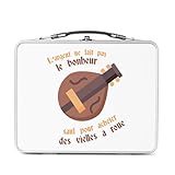 FERMETURE SIMPLE : Pas de clips compliqués qui cassent. La boîte se ferme simplement par emboîtement (comme les boîtes à biscuits d'antan). Elle est parfaite pour les mains des enfants ou pour les adultes cherchant une solution rapide et efficace.