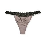 [フランデランジェリー] Tバック タンガ セクシー 【ひびかない&締め付けない 伸縮性 フィット】 リボン レース シンプル すき間レスブラ サテン お揃いタンガショーツ 単品 fwms100t ココア,L