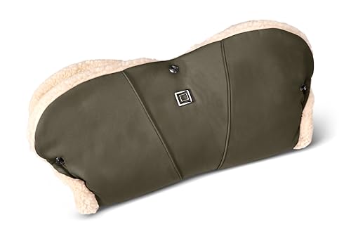 MOON Handmuff moss | Kinderwagen-Handwärmer | 100 % Polyester | Einfache Befestigung
