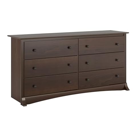 Sonoma 6 Drawer Double Dresser in Espresso Cover
