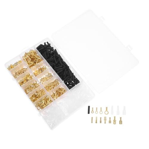 Cosses électriques mâle femelle SEWACC : kit 1050 pièces avec gaines thermorétractables
