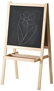 IKEA MÅLA Easel with a flower drawn on the blackboard