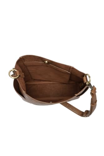 Image of Joy Susan Side-Pocket Bucket Bag: Kayleigh Crossbody