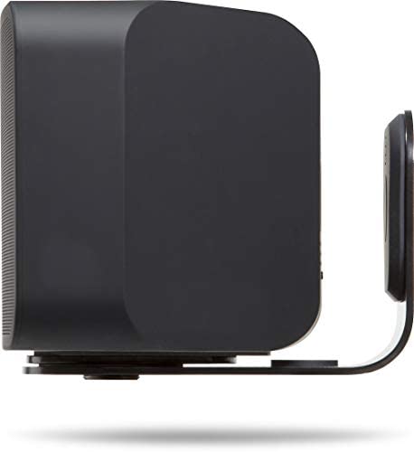 Side view of Bluesound WM200 Wall Mount securely holding a speaker