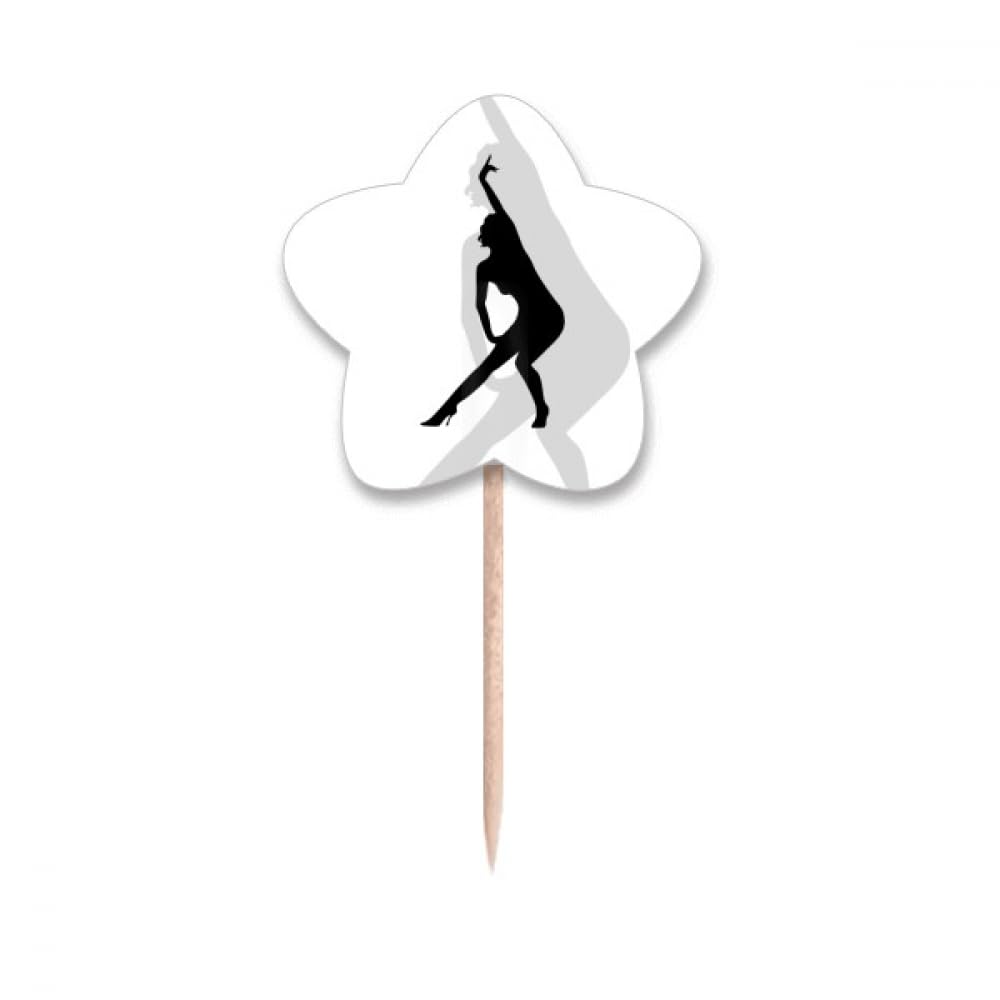 Picks Cupcake Étoiles Yoga pour une Déco de Buffet Chic et Zen