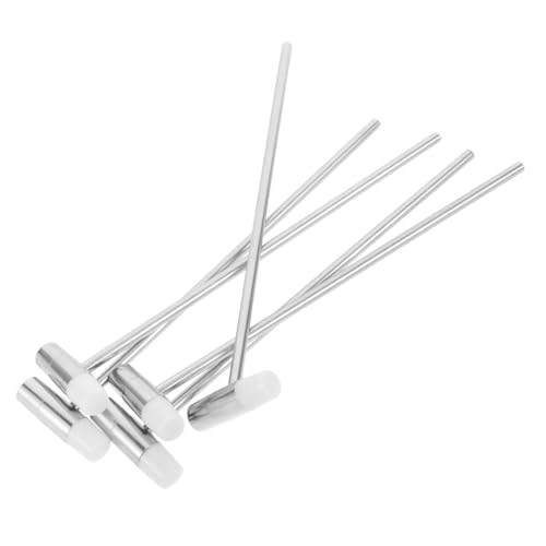 BCOATH Mini Multifunctional Hammer Set 5pcs Building Block Hammers for Watch Tuning Jewelry Woodworking DIY Projects