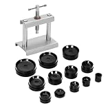 KLdcfhDR Set di strumenti for pressare la copertura posteriore dell'orologio in metallo da 12/18 pezzi