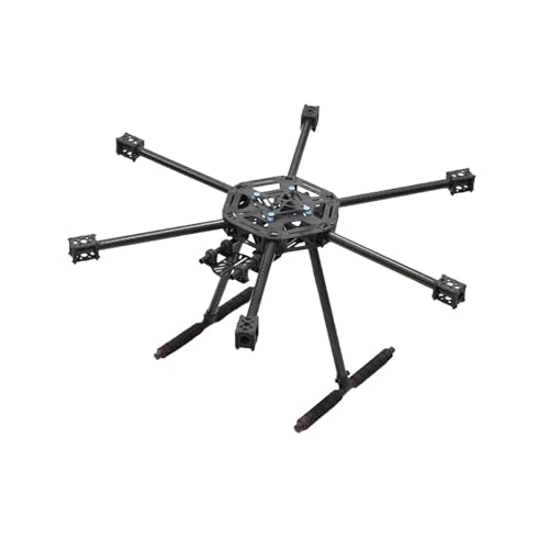 Cadre hexacopter X600-X6 doté d'un train d'atterrissage en carbone contre les vibrations de vol