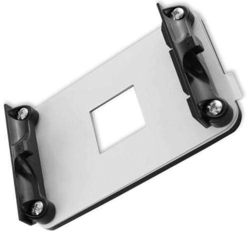 HUGJEPTTY AM4 Backplate with AM4 BracketAM4 Backplane Mounting Hole Distance 3.51x2.13Inch/90x54mm CPU Heatsink Bracket Motherboard