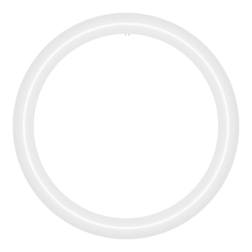 NYLL 16 inch T9 Circline Type A Plug & Play LED Lamp, Daylight (6000K) Direct Replacement for 40W FC16T9/D, FCL40 (Without Rewiring or Modification) Ballast Required!