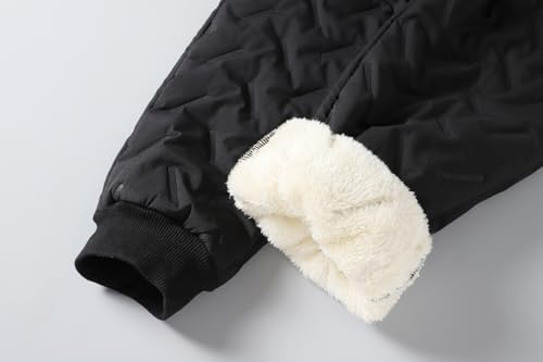 Boys Warm Snow Pants Sherpa Lined Sweatpants Winter Thicken Fleece Pants Outdoor Jogger Pants4