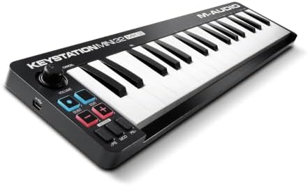 M-Audio Keystation Mini 32 MK3 | Ultra-Portable USB MIDI Keyboard Controller.