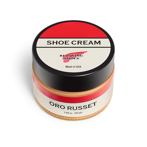 Red Wing Shoes Cream Leather Polish, 1.69 oz, Oro-Russet