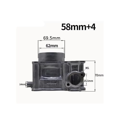Kit cylindre 62mm performance supérieure pour motorisation 155 2DP00 183cc - 2