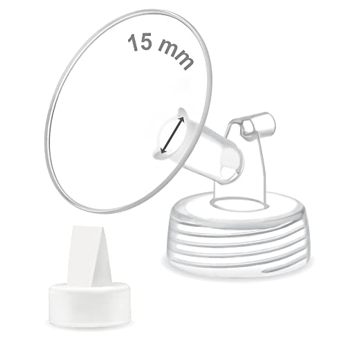 Flange 15 mm y Válvula Duckbill para extractores Maymom miniatura 2