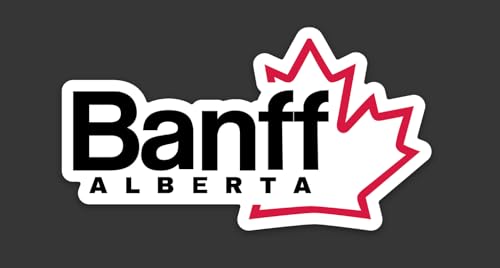 Banff - Alberta - Canada - Ski Resort Stickers