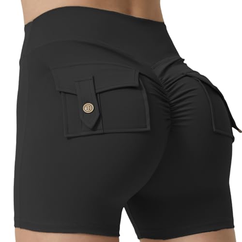 Short doux taille haute femme pour le yoga la marche active et le relax