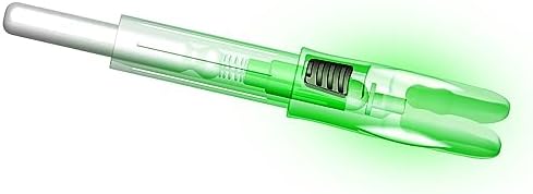 Reikawa G X H S GT Lighted Nocks for Arrows with .165 .204 .233 .244 .246 Light up Knocks Archery illuminocks Compound Bow LED Arrow Nocks for Hunting Shooting 6-Pack