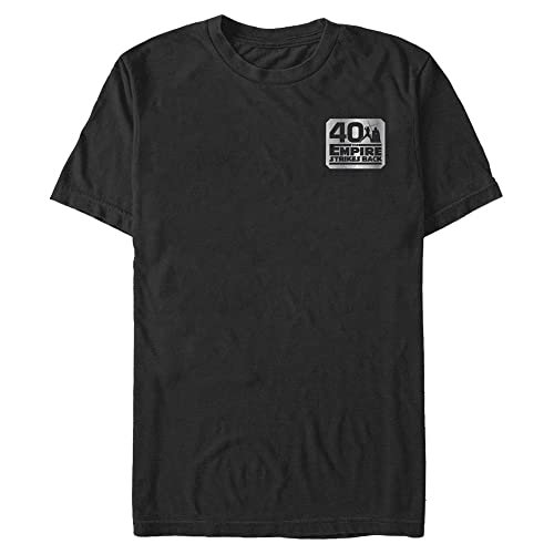 T-Shirt Star Wars Empire Strikes Back pour Homme avec Badge Officiel